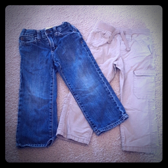 Old Navy Other - Old Navy Cargo Khaki Pants and Jeans Bundle ☆ 3T